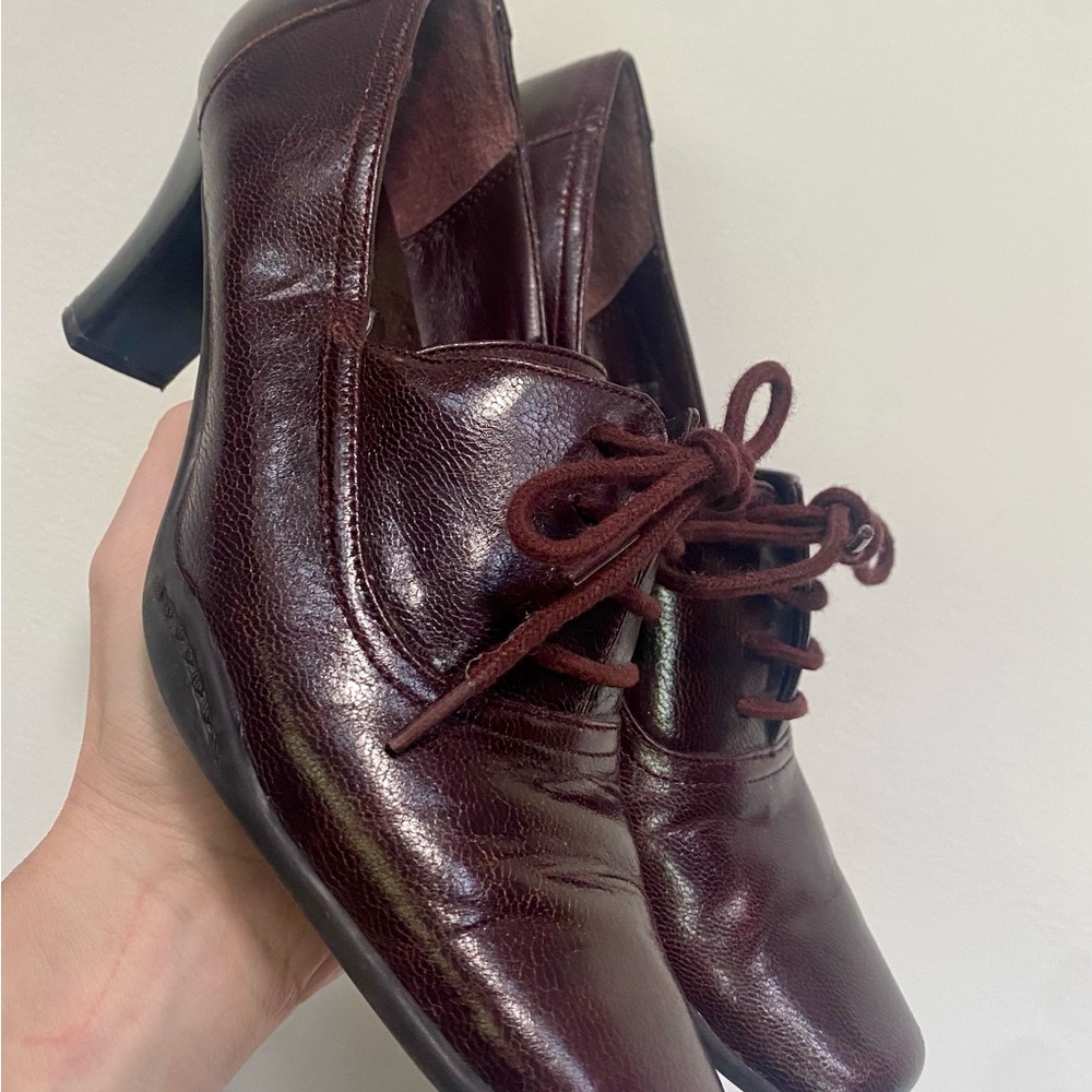 AEROSOLES Brown Heeled Shoes with Chunky Heel